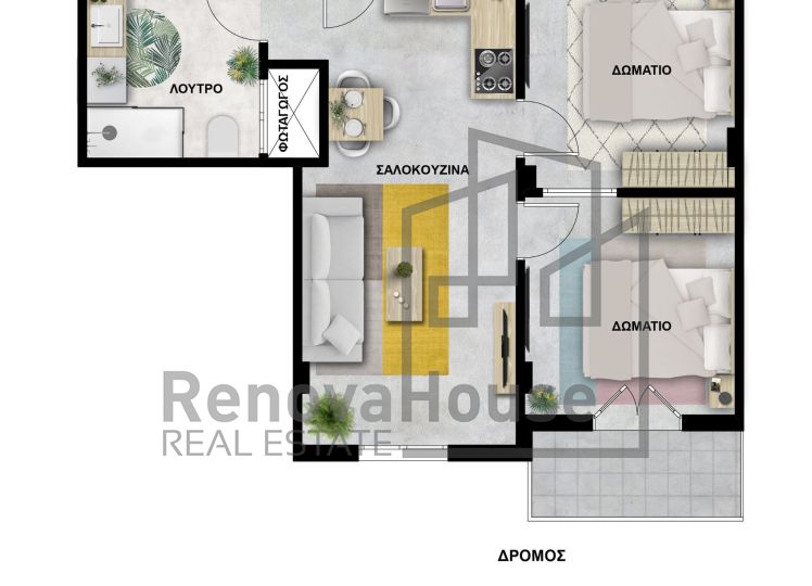 ΑΝΑΚΑΙΝΙΣΜΕΝΟ ΑΚΙΝΗΤΟ ΕΠΙ ΤΗΣ ΚΑΣΣΑΝΔΡΟΥ